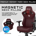 Anda Seat Kaiser PVC Office Gaming Chair - Maroon