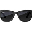 RAY-BAN META Wayfarer Large Glasses - Matte Black, Polarized Gradient Graphite
