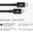 BEATS USB-C to USB-C Woven Cable - 1.5 m, Bolt Black