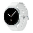 SAMSUNG Galaxy Watch8 BT with Bixby - White/ Silver 44mm Waterproof (IP68)