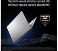 Asus Laptop Vivobook 15 Core i7 16GB RAM 1TB SSD 15.6" Full HD Silver Win 11