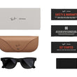 RAY-BAN META Wayfarer Large Glasses - Matte Black, Polarized Gradient Graphite