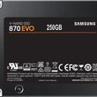 Samsung SSD 870 EVO, 250 GB, Form Factor 2.5 Inch Sata form factor