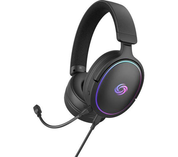NOS H-550 RGB Gaming Headset - Black  Connectivity: USB & jack