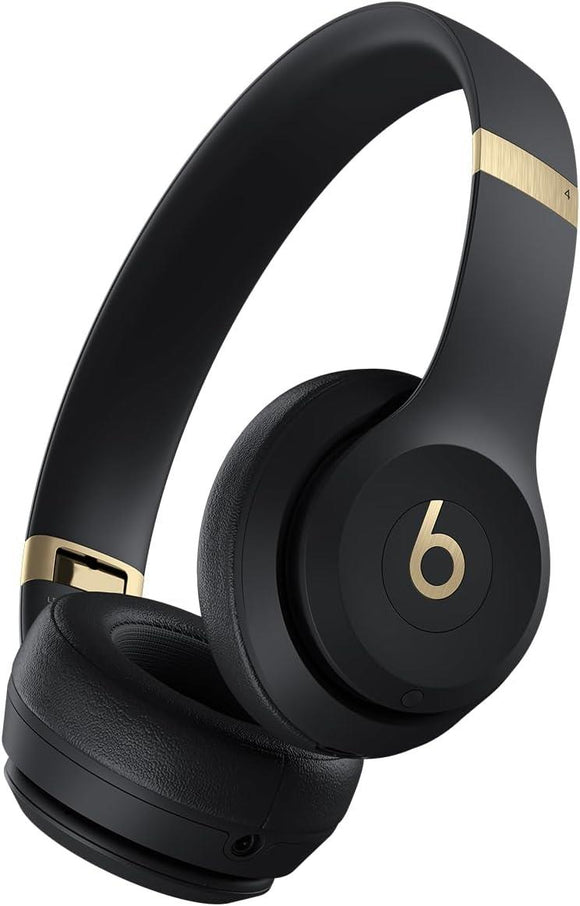 Beats Solo 4 On-Ear True Wireless Headphones - Black & Gold