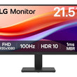 LG Tech Data 22U401A-B Full HD 21.5 Inches Monitor Black - Student Computers