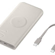Samsung 10000mAh 25W Dual USB C Port Wireless Super Fast PD Battery Pack Beige - Student Computers