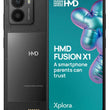 HMD FUSION X1 DS TA-1672 6GB 128GB Dual SIM Black with Xplora smartwatch - Student Computers