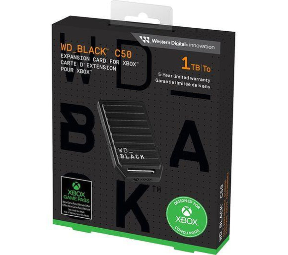 WD_BLACK 1TB C50 Expansion Card for Xbox, Compatible for Xbox Series X,S