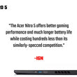 Acer Nitro Gaming Laptop  5 15.6 inch intel core i5 8GB 512GB SSD 3050Ti Win 11