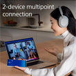 Sony WH-1000XM5 Bluetooth Noise Cancelling Wireless Over Ear Headphones - Silver