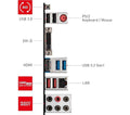 MSI B550 Gaming GEN3 Motherboard AM4 AMD PCIe 3.0 ATX DDR4 UP to 4400 MHz