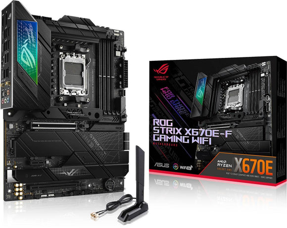 ASUS ROG Strix X670E-F Gaming WiFi ATX Motherboard for AMD AM5 CPUs