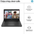 HP Laptop 14s-dq3001na 14in Intel Celeron 4GB RAM 64GB eMMC - Black