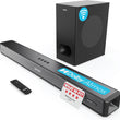 Majority Sierra Plus 2.1.2 400W Soundbar Wireless Subwoofer Dolby Atmos Black