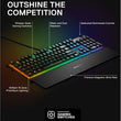 SteelSeries Apex 3 RGB USB Gaming Keyboard
