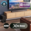 Majority Sierra Plus 2.1.2 400W Soundbar Wireless Subwoofer Dolby Atmos Black