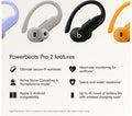 BEATS Powerbeats Pro 2 Wireless Bluetooth Noise-Cancelling Sports Earbuds - Electric Orange