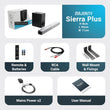 Majority Sierra Plus 2.1.2 400W Soundbar Wireless Subwoofer Dolby Atmos Black