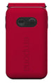 Emporia JOY LTE Big Button 4G FLIP Phone External Screen Satin Red Unlocked - Student Computers