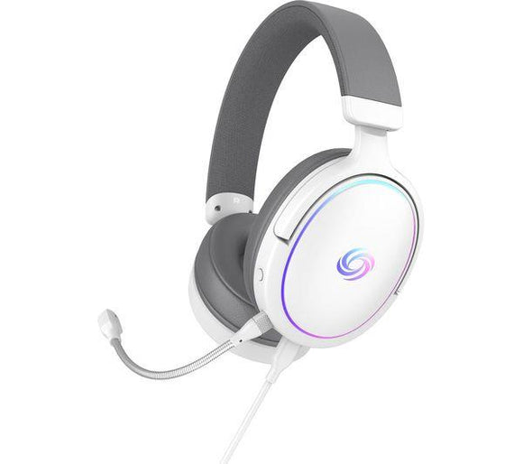 NOS H-550 RGB Gaming Headset - White Connectivity: USB & jack