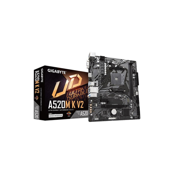 Gigabyte A520M K V2 mATX Motherboard for AMD AM4 CPUs
