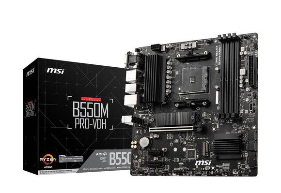 MSI AMD B550M PRO-VDH AM4 DDR4 ATX Motherboard