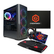 CyberPower Eurus PC Bundle Ryzen 5 16GB 512GB RTX 3050 Monitor, KB, Headset - Student Computers