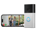 Ring Battery Video Doorbell (2024 release) Wireless Video Camera - Nickel