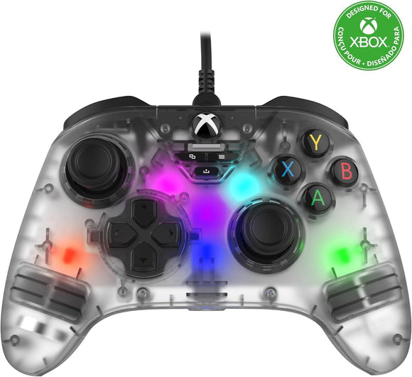 Snakebyte Gamepad RGB X Xbox Wired Controller - Transparent