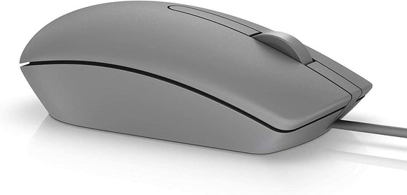 Dell MS116 - Mouse - Optical - 2 Buttons - Wired - USB - Grey