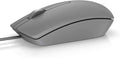 Dell MS116 - Mouse - Optical - 2 Buttons - Wired - USB - Grey