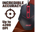 ACER Nitro Optical Gaming Mouse Black Wired up to 4200 DPI