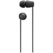 SONY WI-C100 Wireless Bluetooth Earphones - Black IPX4 water resistance - Student Computers