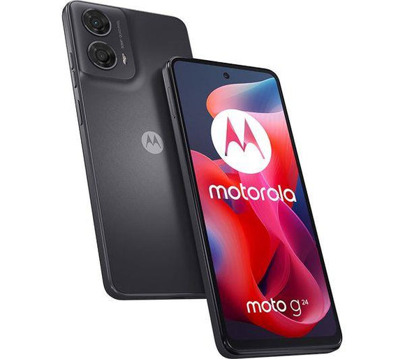 Motorola Android Smartphone Moto g24 6.5” 4G SIM Free 128GB Matte Charcoal