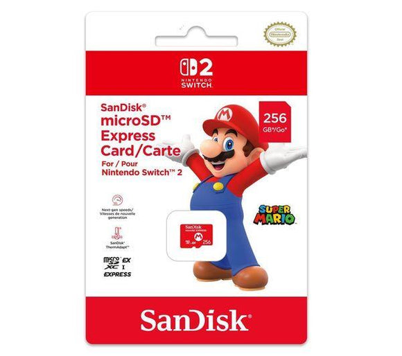SANDISK microSD Express Memory Card for Nintendo Switch 2 - 256 GB