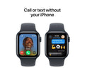 Apple Watch SE (2nd Gen) GPS 40mm Smartwatch with Midnight Aluminium Case with Midnight Sport Band - S/M