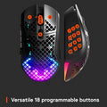 SteelSeries Aerox 9 Wireless Gaming Mouse – Ultra Lightweight Wireless, Black