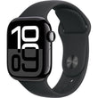 Apple Watch Series 10 GPS 42mm Aluminium Case Jet Black Sport Band S/M