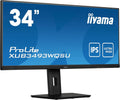 iiyama ProLite XUB3493WQSU 34" UltraWide Monitor - IPS, 400 nits, 4ms, DP