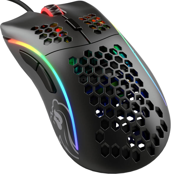 GLORIOUS Model D RGB Optical Gaming Mouse - Matte Black up to 12000 Dpi