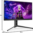 AOC AGON PRO 27 Inch FHD Gaming Monitor 260HZ HDMI DP IPS - Student Computers