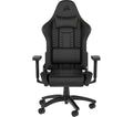 CORSAIR TC100 RELAXED Gaming Chair - Faux Leather, Black