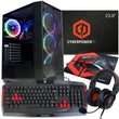 CyberPower Eurus PC Bundle Ryzen 5 8GB 512GB Monitor, KB, Headset, Mouse & Mat - Student Computers