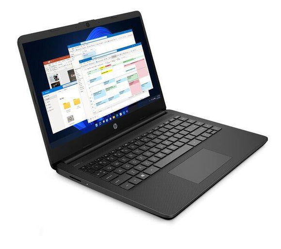 Windows 11 HP 14s-dq0011na 14in Pentium Silver 4GB 128GB Laptop black
