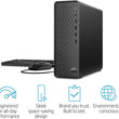 HP Desktop PC Slim S01-pF2003na Core i3-12100 8GB RAM 256GB SSD Win 11 - Student Computers