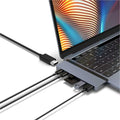 Hyper HyperDrive DUO 7-in-2 USB-C Hub - Grey USB C Port With 60w Power Delivery